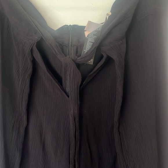 Forever 21 contemporary black, long harem Beach pants, medium - Picture 4 of 5